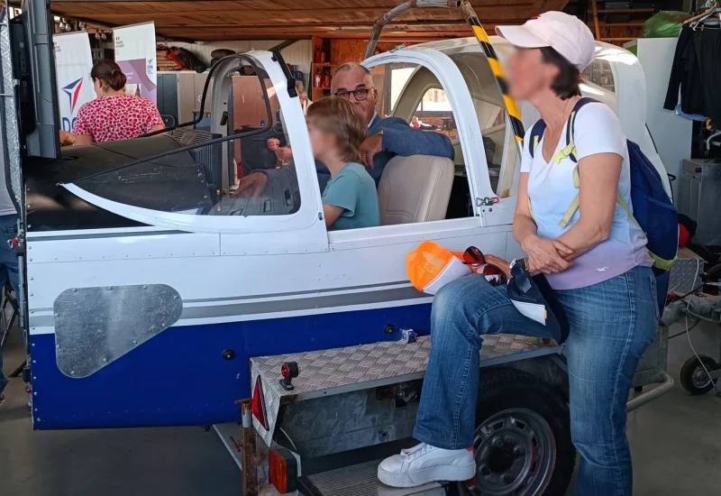 Marc enseigne dans le simu Technam